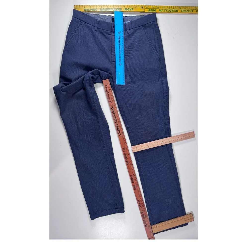 BANANA REPUBLIC Kentfield Chino Pant Mens 30x32 (actual 30x30) Blue Straight Leg